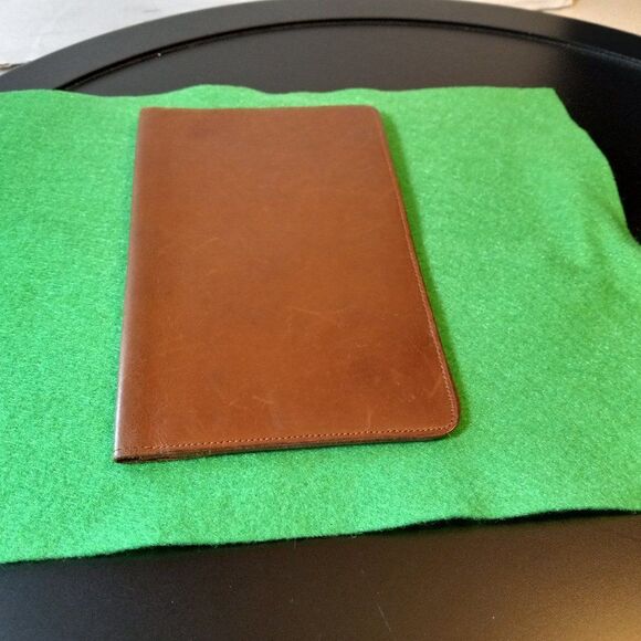 Vintage Enger Kress Saddle Leather Long Wallet - Picture 1 of 11